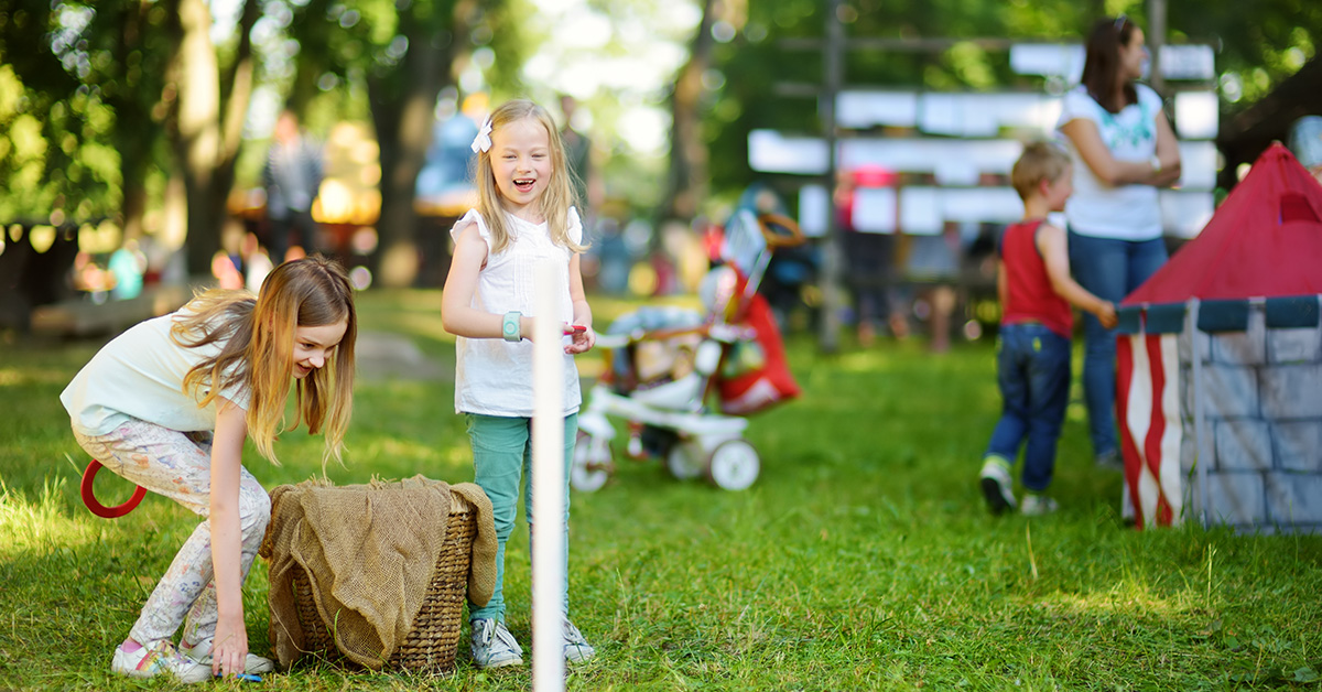 children playing