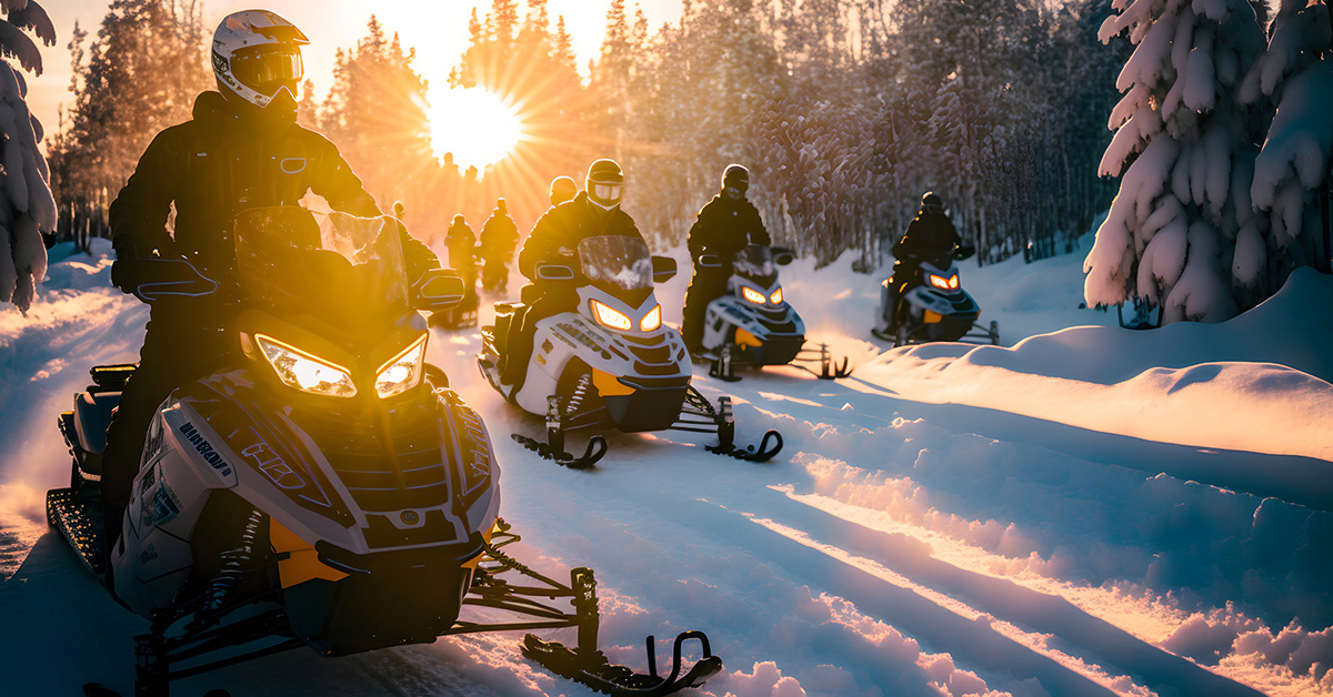 snowmobiles